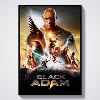 Flex Designs Poster Black Adam 5 x 7" Home Goods - Movie 2022 Movie Poster