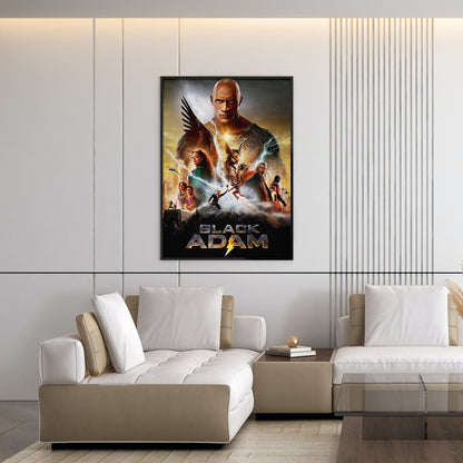Flex Designs Poster Black Adam 5 x 7" Home Goods - Movie 2022 Movie Poster