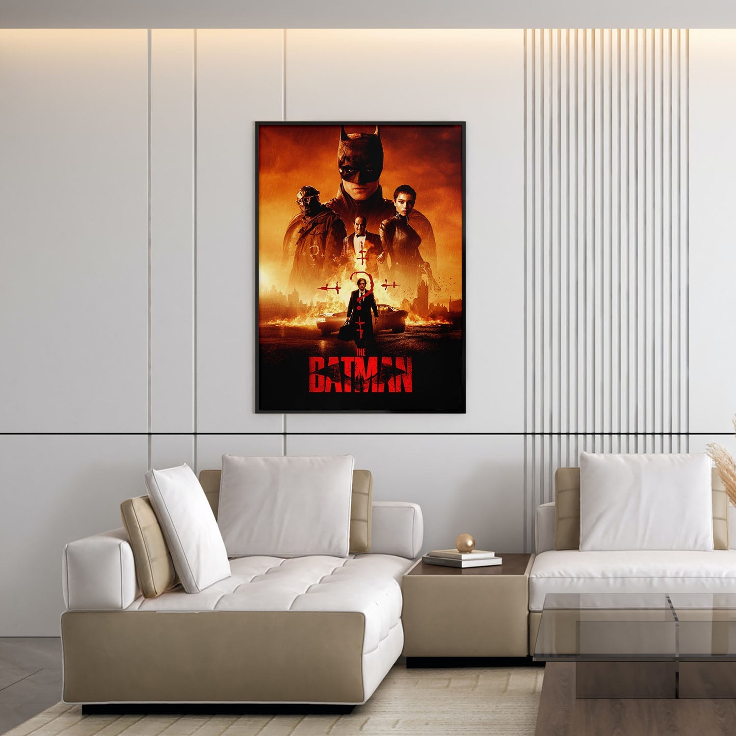 Flex Designs Poster The Batman 5 x 7" Home Goods - Movie 2022 Movie Poster