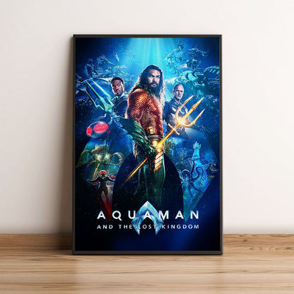 Flex Designs Poster Aquaman and the Lost Kingdom 5 x 7" Home Goods - Movie 2023 Movie Poster