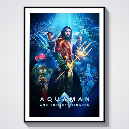 Flex Designs Poster Aquaman and the Lost Kingdom 8 x 10" Home Goods - Movie 2023 Movie Poster