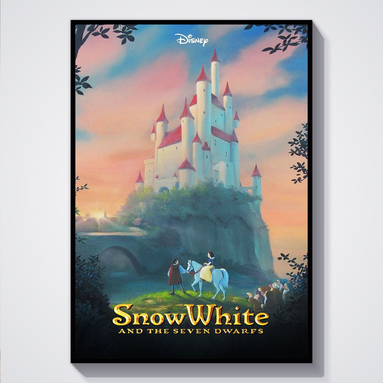 Flex Designs Poster Snow White and the Seven Dwarfs 5 x 7" Home Goods - Movie 1938 Movie Poster