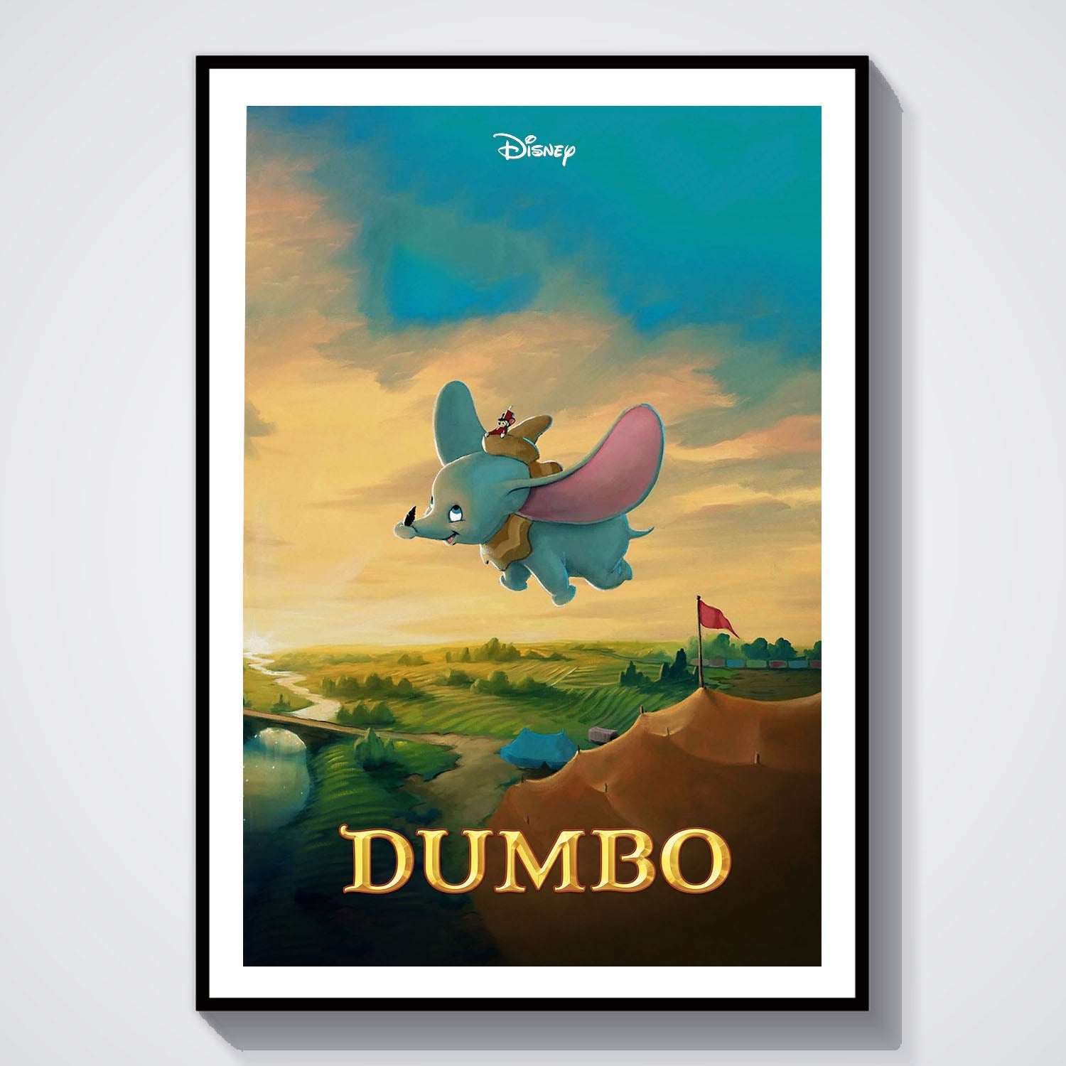Flex Designs Poster Dumbo 8 x 10" Home Goods - Movie 1941 Movie Poster