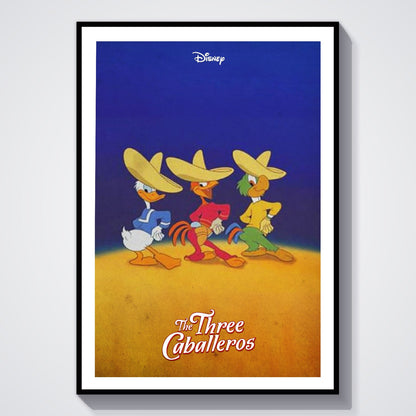 Flex Designs Poster The Three Caballeros 8 x 10" Home Goods - Movie 1944 Movie Poster