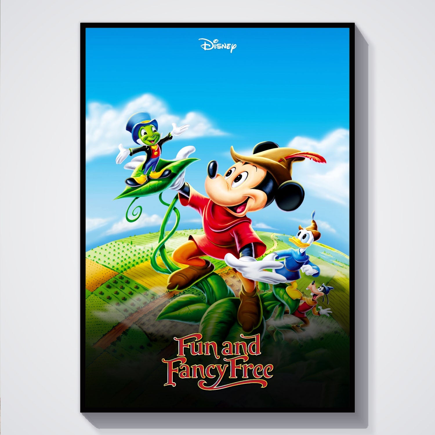 Flex Designs Poster Fun and Fancy Free 5 x 7" Home Goods - Movie 1947 Movie Poster