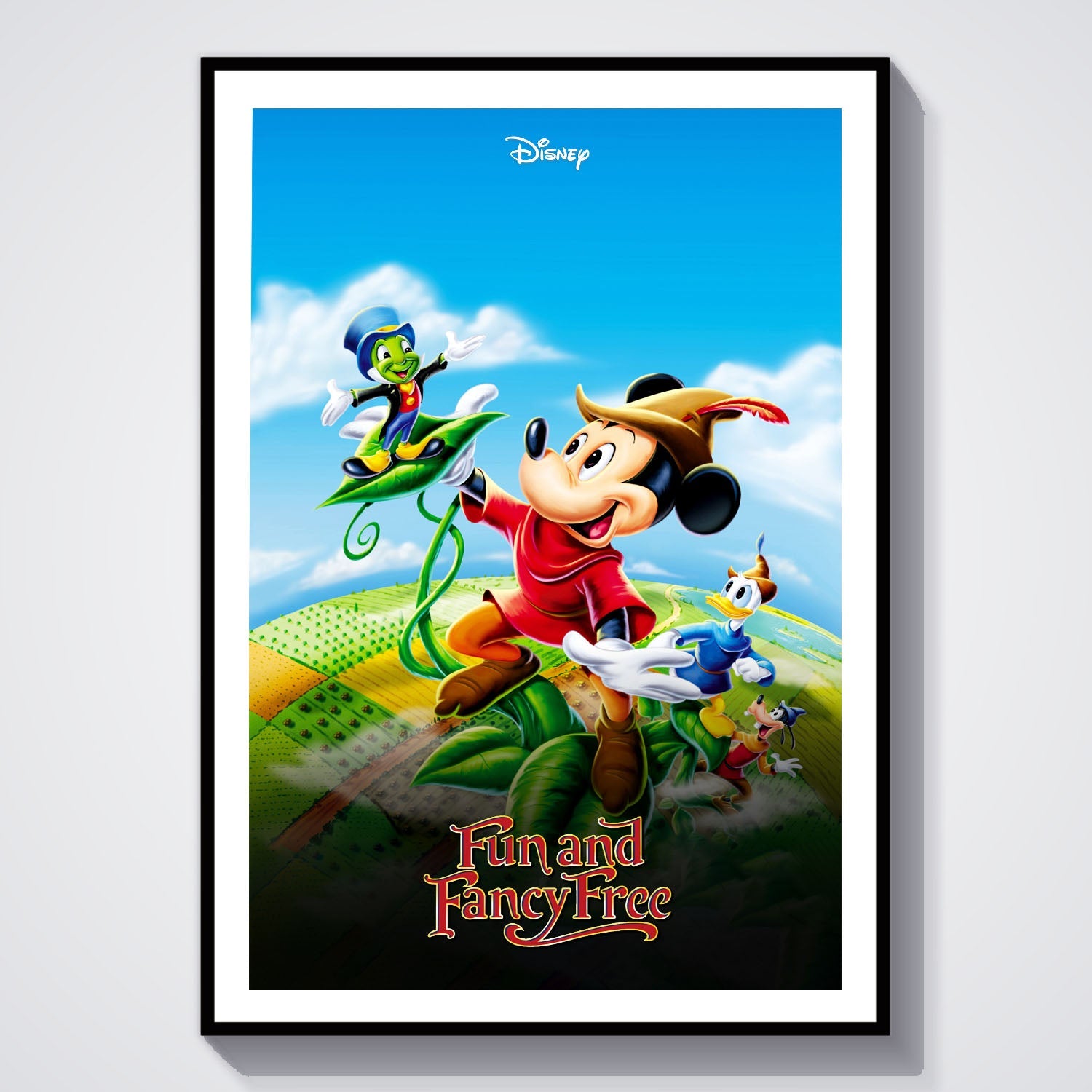 Flex Designs Poster Fun and Fancy Free 8 x 10" Home Goods - Movie 1947 Movie Poster