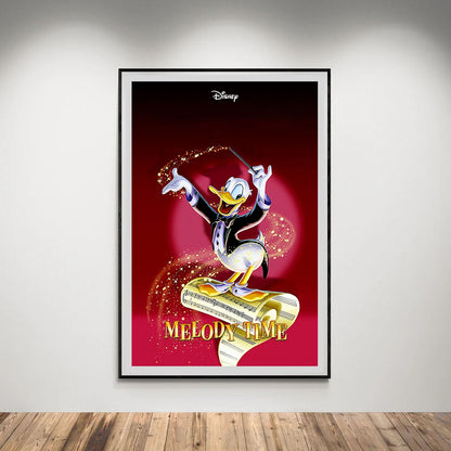 Flex Designs Poster Melody Time 5 x 7" Home Goods - Movie 1948 Movie Poster