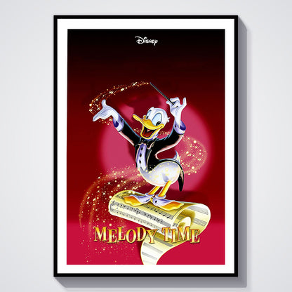 Flex Designs Poster Melody Time 8 x 10" Home Goods - Movie 1948 Movie Poster
