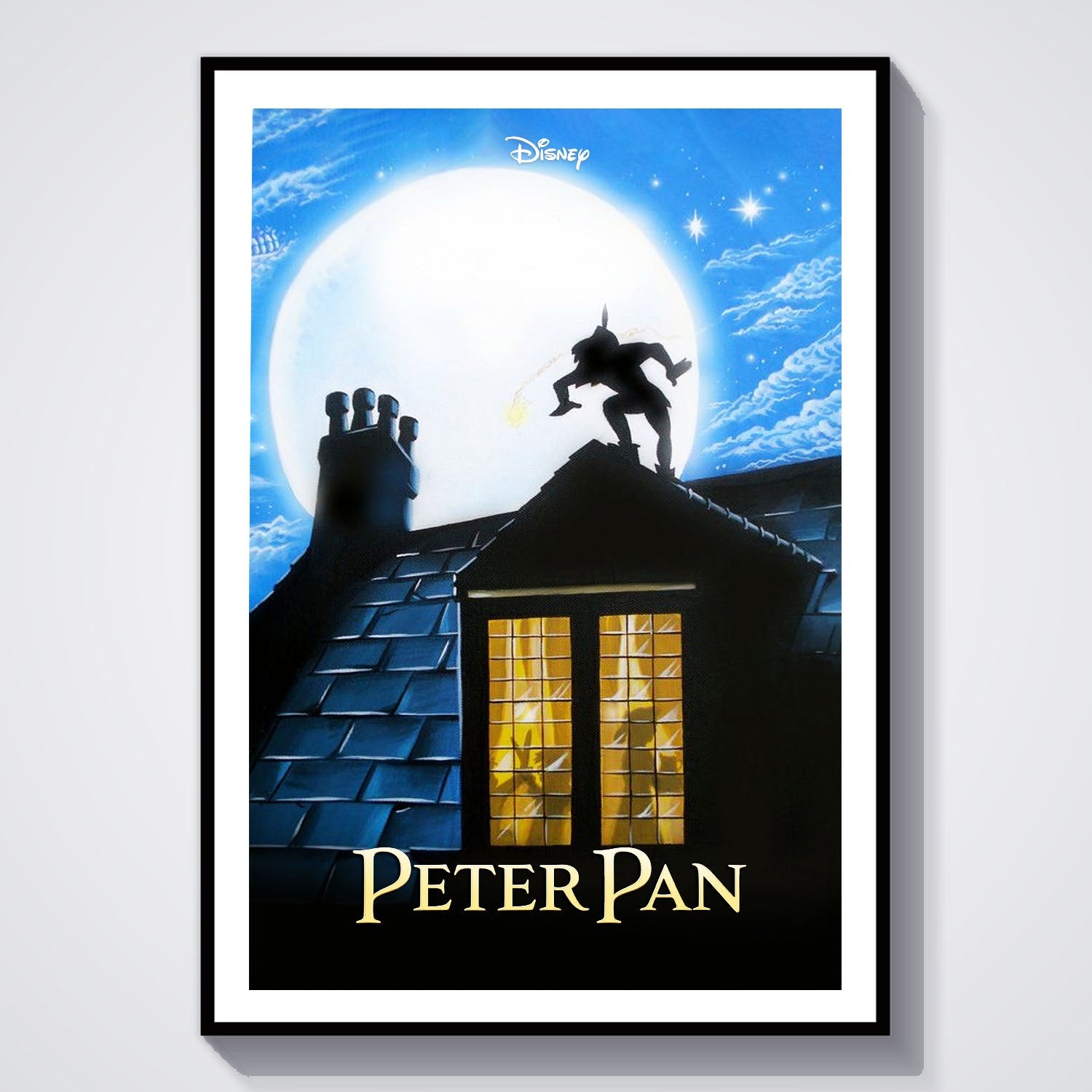 Flex Designs Poster Peter Pan 8 x 10" Home Goods - Movie 1953 Movie Poster