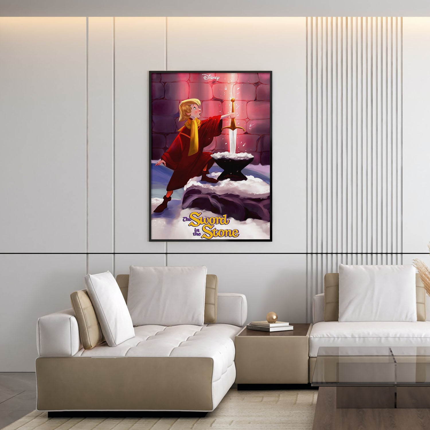Flex Designs Poster The Sword in the Stone 5 x 7" Home Goods - Movie 1963 Movie Poster