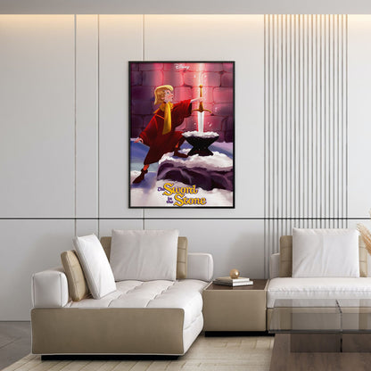 Flex Designs Poster The Sword in the Stone 5 x 7" Home Goods - Movie 1963 Movie Poster