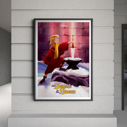 Flex Designs Poster The Sword in the Stone 8 x 10" Home Goods - Movie 1963 Movie Poster