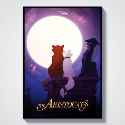 Flex Designs Poster The Aristocats 5 x 7" Home Goods - Movie 1970 Movie Poster
