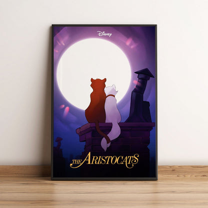 Flex Designs Poster The Aristocats 5 x 7" Home Goods - Movie 1970 Movie Poster