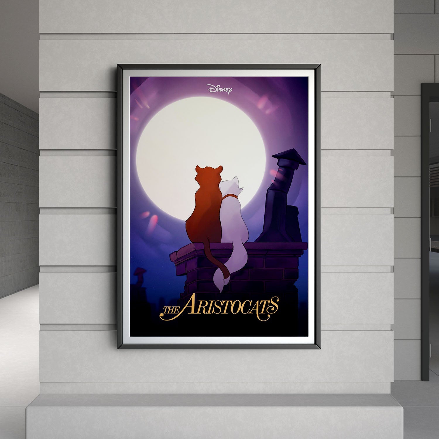 Flex Designs Poster The Aristocats 8 x 10" Home Goods - Movie 1970 Movie Poster