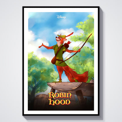 Flex Designs Poster Robin Hood 8 x 10" Home Goods - Movie 1973 Movie Poster