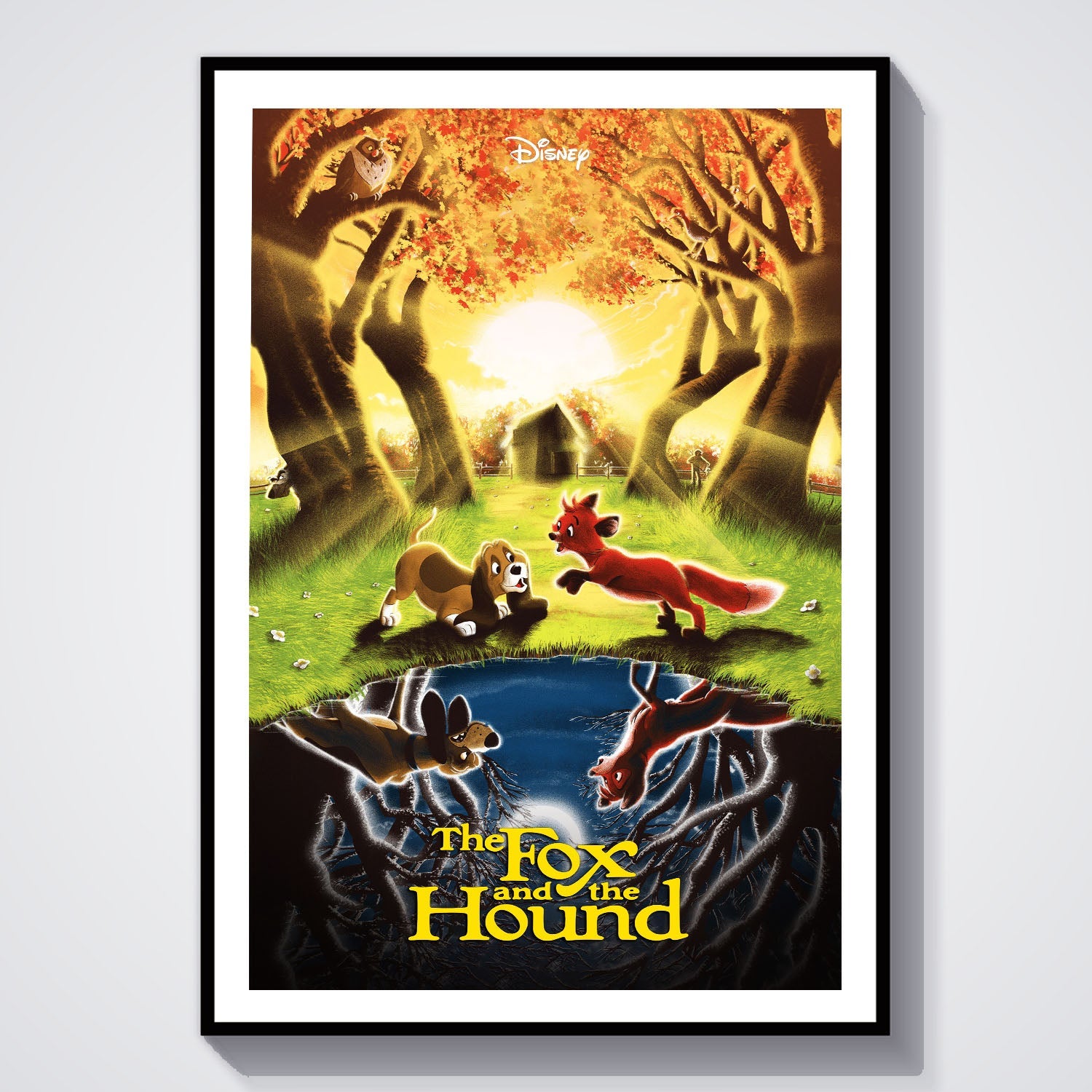 Flex Designs Poster The Fox and the Hound 8 x 10" Home Goods - Movie 1981 Movie Poster