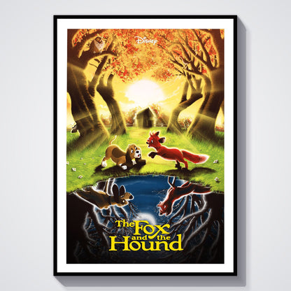 Flex Designs Poster The Fox and the Hound 8 x 10" Home Goods - Movie 1981 Movie Poster