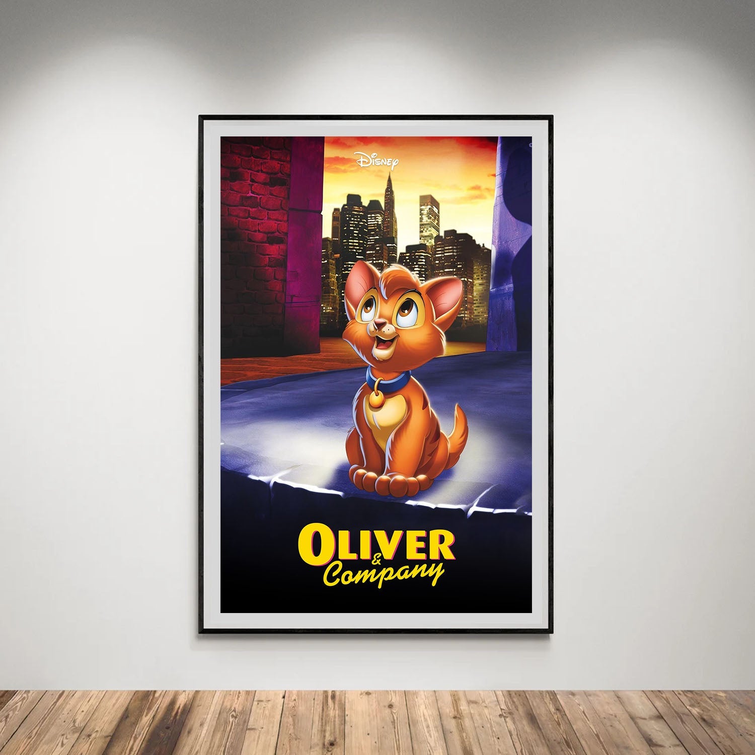 Flex Designs Poster Oliver Company 5 x 7" Home Goods - Movie 1988 Movie Poster