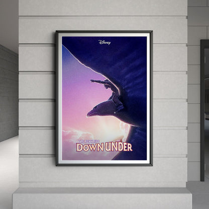 Flex Designs Poster The Rescuers Down Under 8 x 10" Home Goods - Movie 1990 Movie Poster