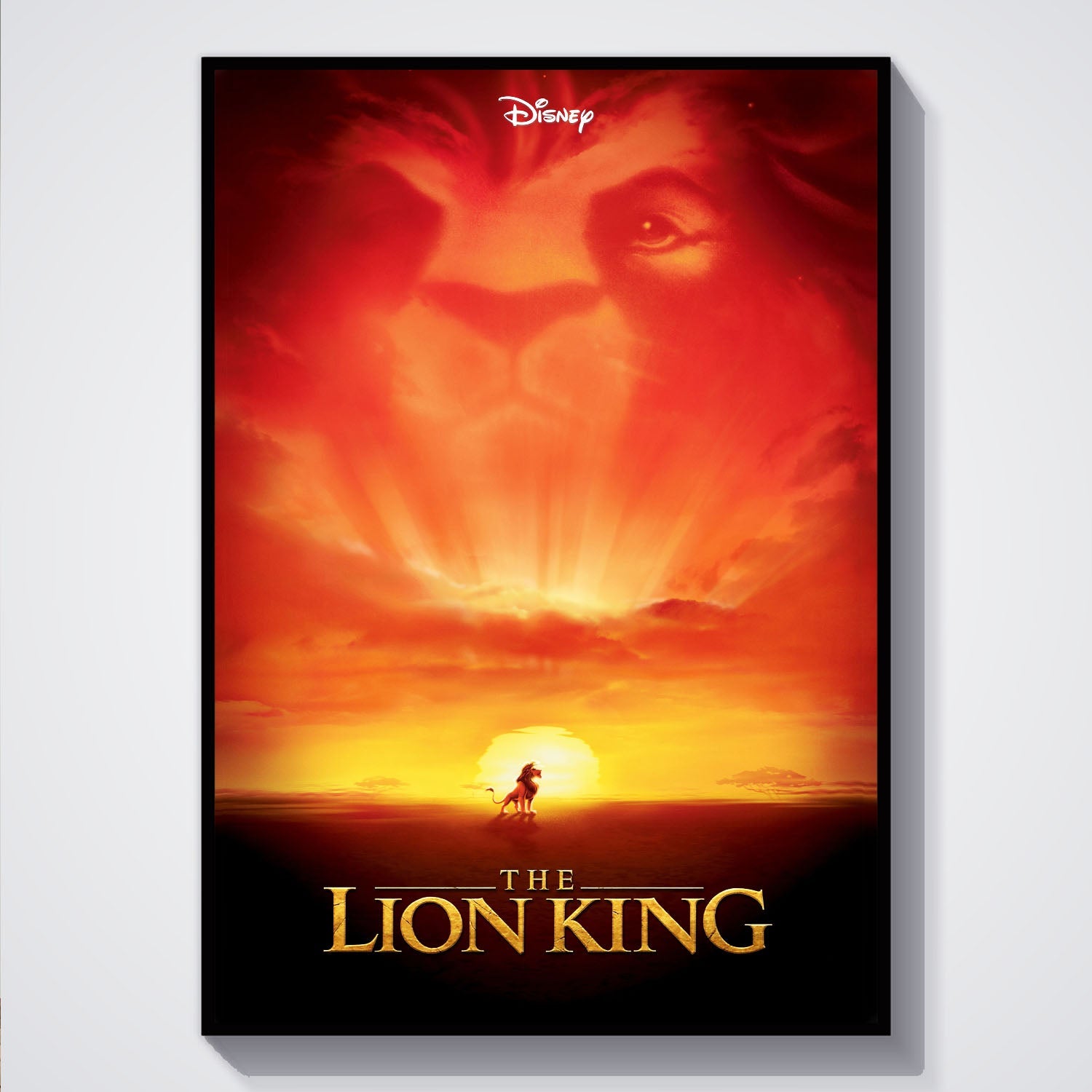 Flex Designs Poster The Lion King 5 x 7" Home Goods - Movie 1994 Movie Poster