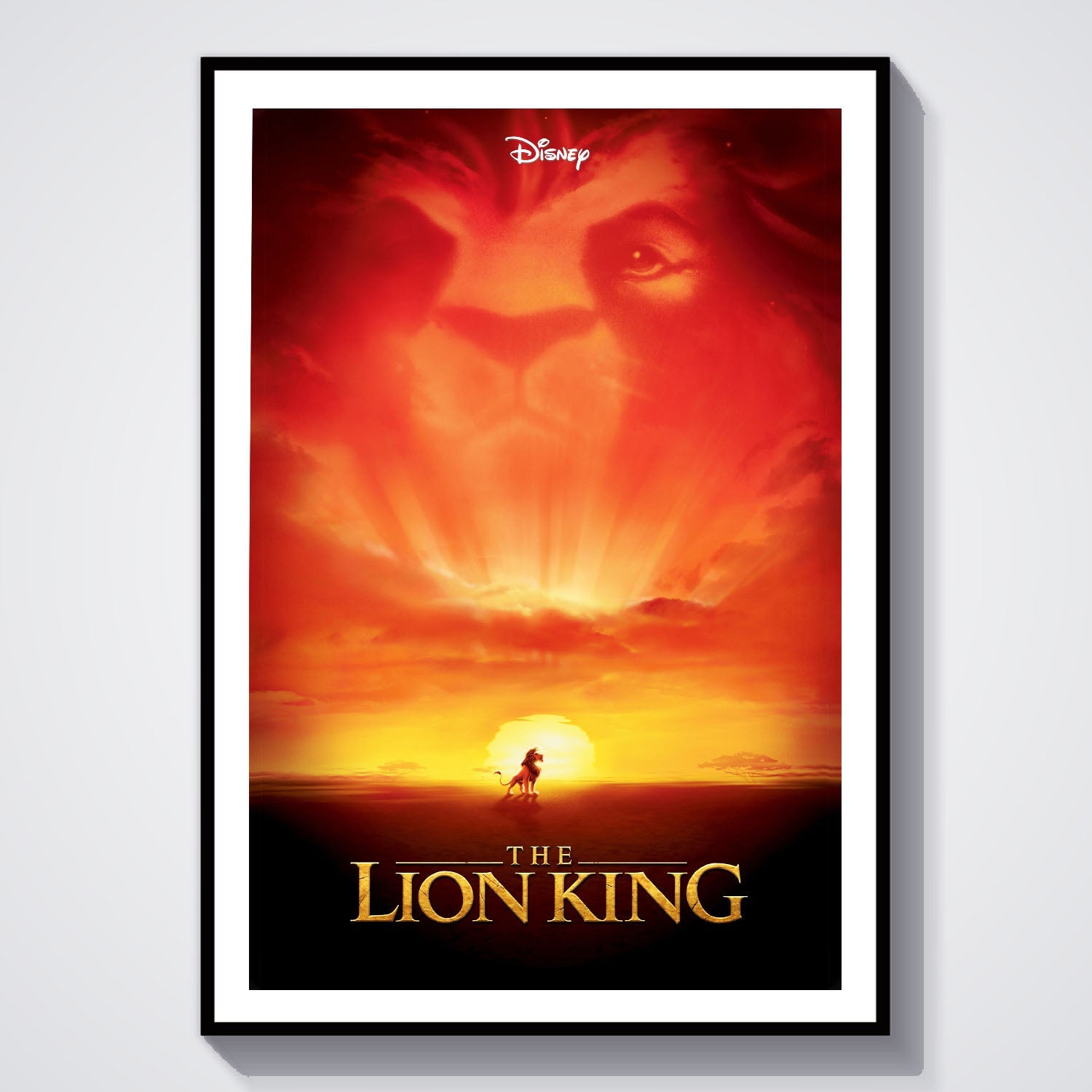 Flex Designs Poster The Lion King 8 x 10" Home Goods - Movie 1994 Movie Poster