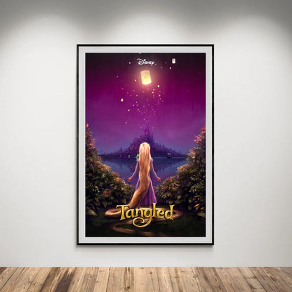 Flex Designs Poster Tangled 5 x 7" Home Goods - Movie 2010 Movie Poster