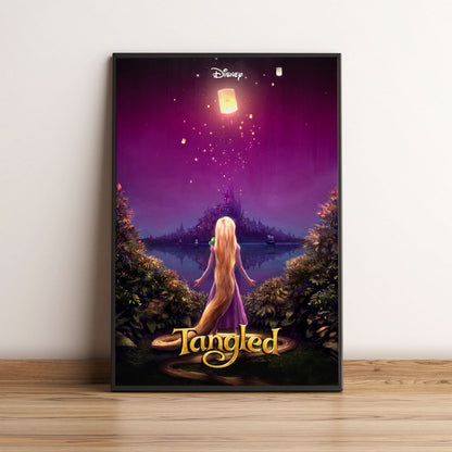 Flex Designs Poster Tangled 5 x 7" Home Goods - Movie 2010 Movie Poster