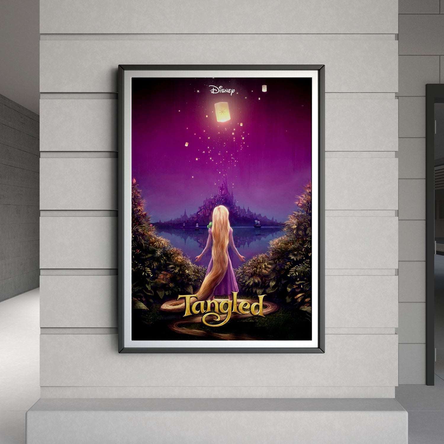 Flex Designs Poster Tangled 8 x 10" Home Goods - Movie 2010 Movie Poster