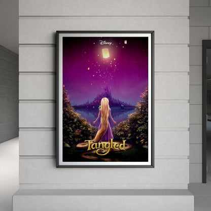 Flex Designs Poster Tangled 8 x 10" Home Goods - Movie 2010 Movie Poster