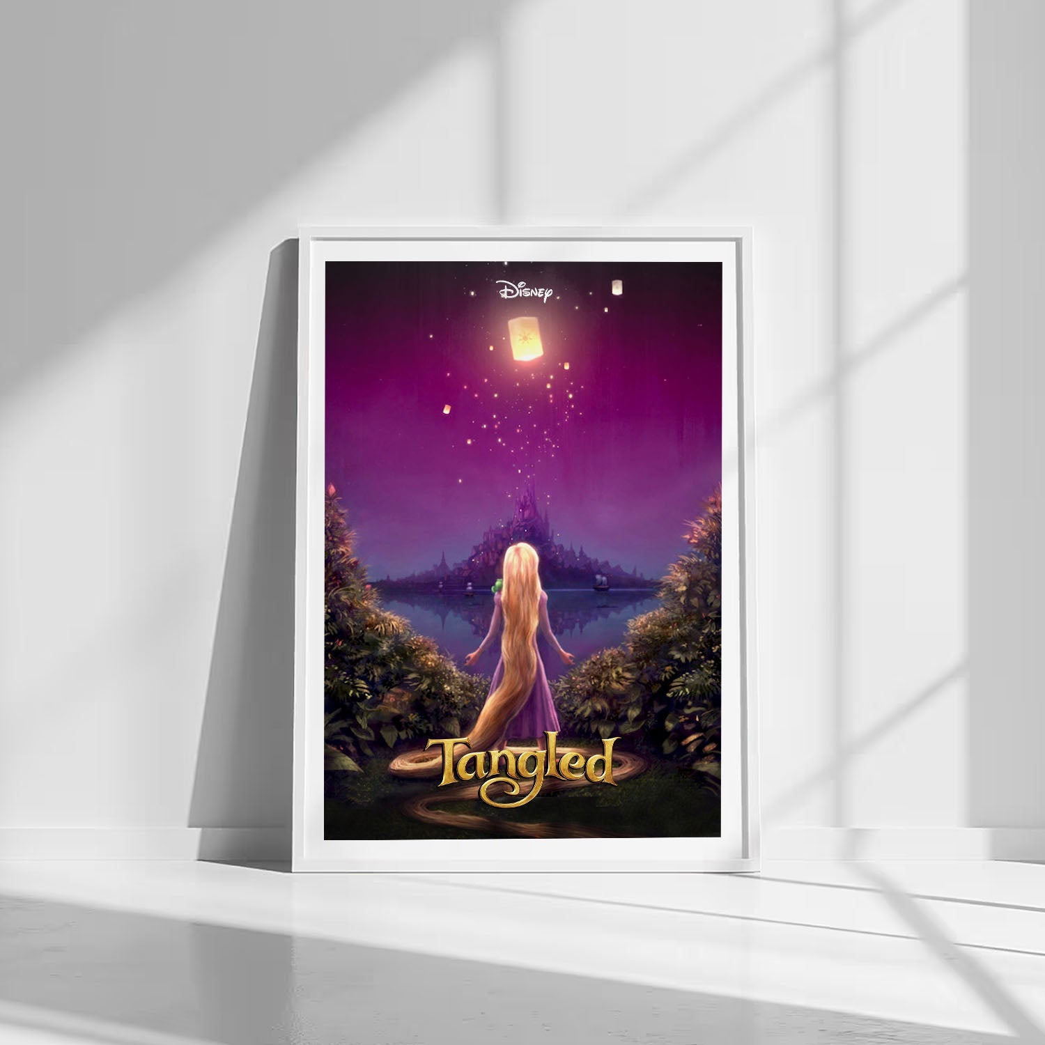 Flex Designs Poster Tangled 8 x 10" Home Goods - Movie 2010 Movie Poster