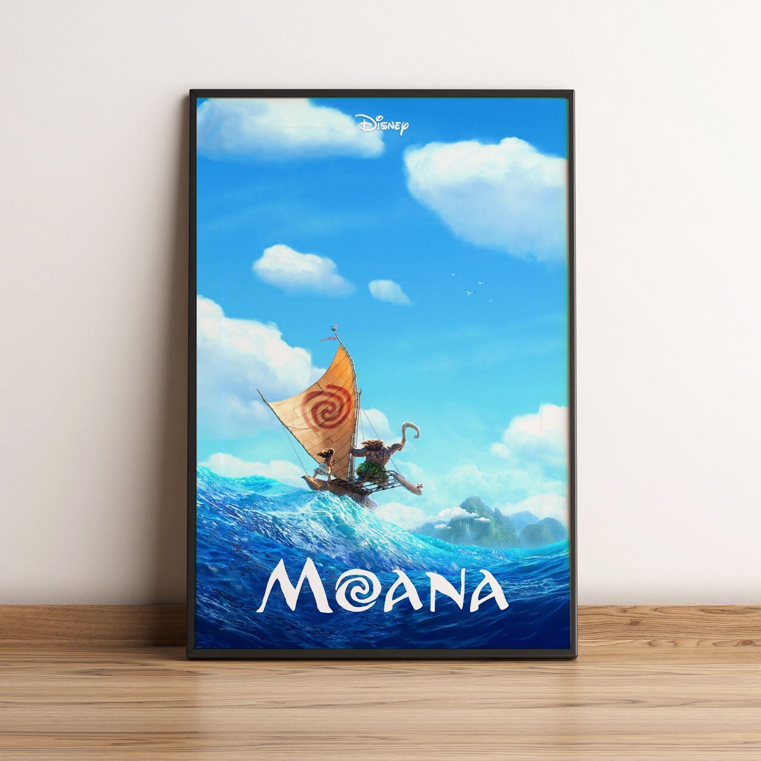 Flex Designs Poster Moana 5 x 7" Home Goods - Movie 2016 Movie Poster