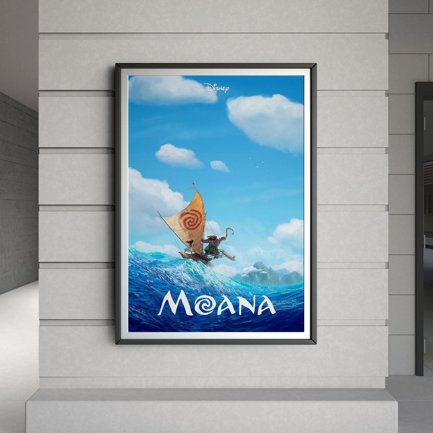 Flex Designs Poster Moana 8 x 10" Home Goods - Movie 2016 Movie Poster
