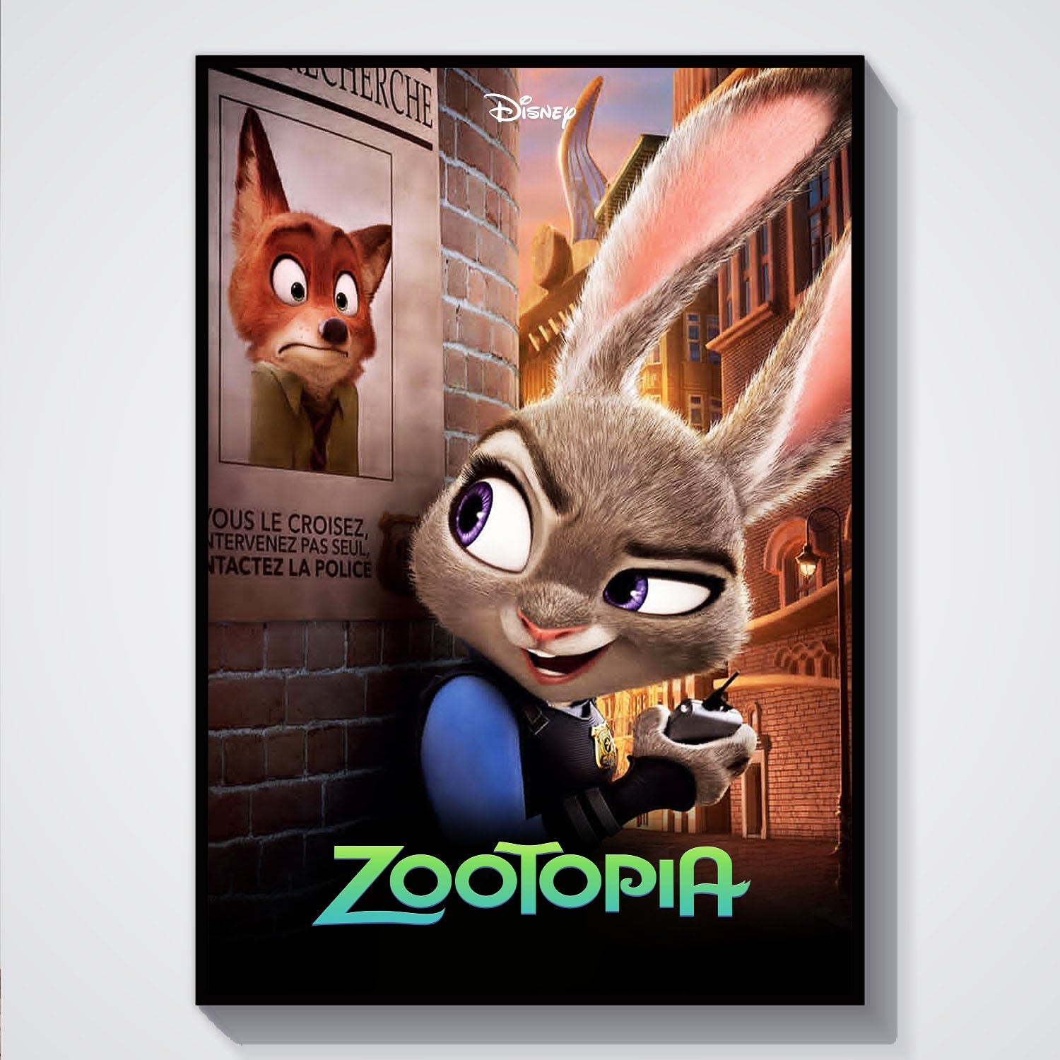 Flex Designs Poster Zootopia 5 x 7" Home Goods - Movie 2016 Movie Poster