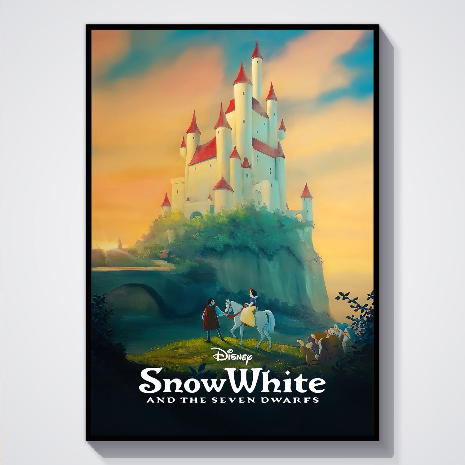 Flex Designs Poster Snow White and the Seven Dwarfs Classic 5 x 7" Home Goods - Movie 1938 Movie Poster