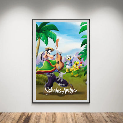 Flex Designs Poster Saludos Amigos Classic 5 x 7" Home Goods - Movie 1942 Movie Poster
