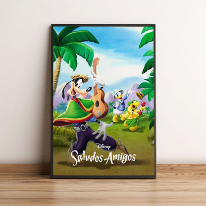 Flex Designs Poster Saludos Amigos Classic 5 x 7" Home Goods - Movie 1942 Movie Poster