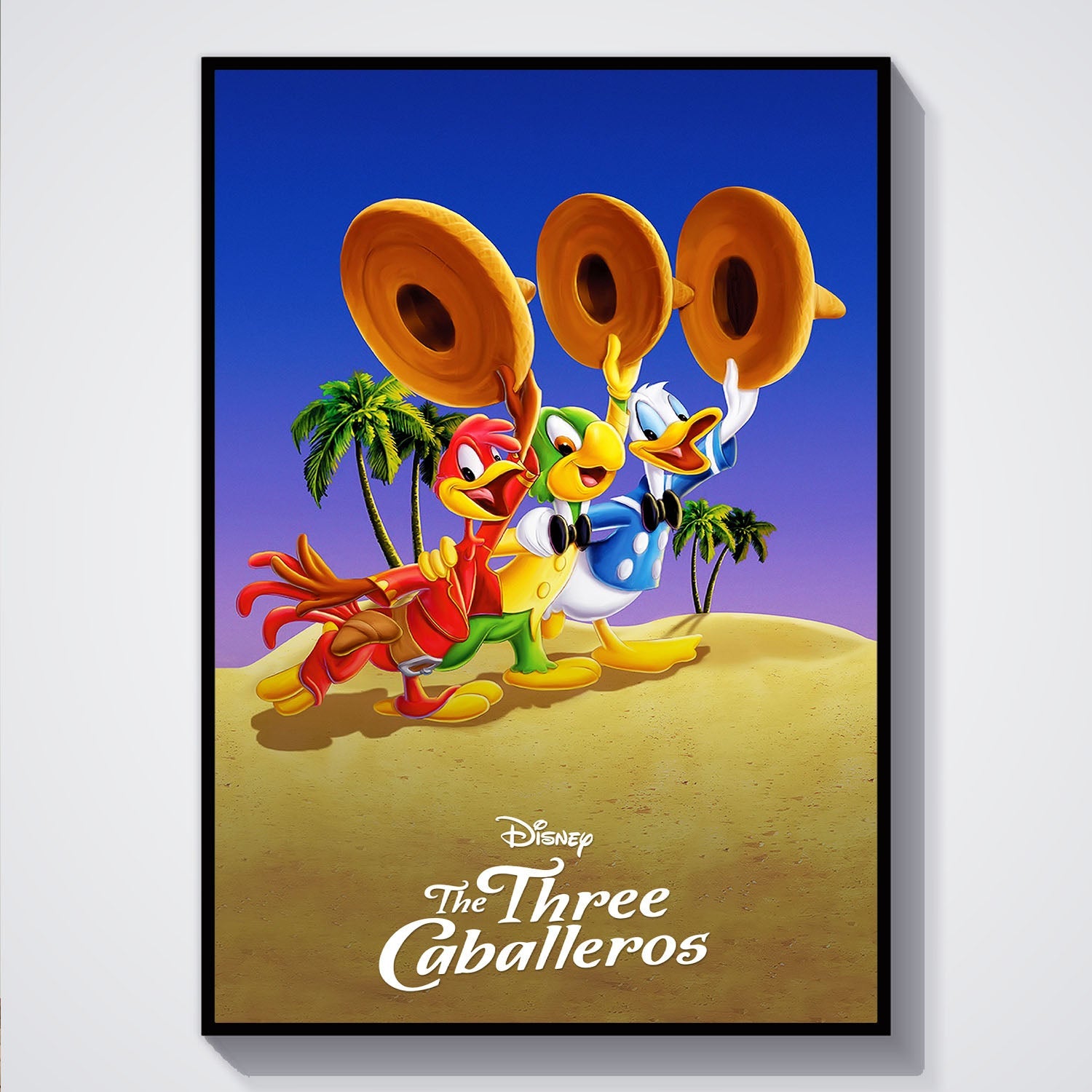 Flex Designs Poster The Three Caballeros Classic 5 x 7" Home Goods - Movie 1944 Movie Poster