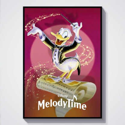 Flex Designs Poster Melody Time Classic 5 x 7" Home Goods - Movie 1948 Movie Poster