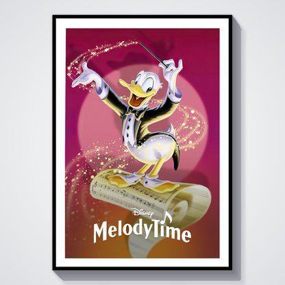 Flex Designs Poster Melody Time Classic 8 x 10" Home Goods - Movie 1948 Movie Poster