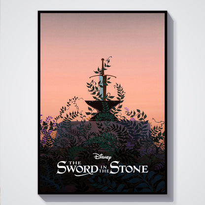 Flex Designs Poster The Sword in the Stone Classic 5 x 7" Home Goods - Movie 1963 Movie Poster