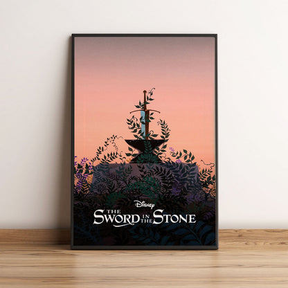 Flex Designs Poster The Sword in the Stone Classic 5 x 7" Home Goods - Movie 1963 Movie Poster