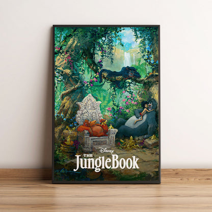 Flex Designs Poster The Jungle Book Classic 5 x 7" Home Goods - Movie 1967 Movie Poster