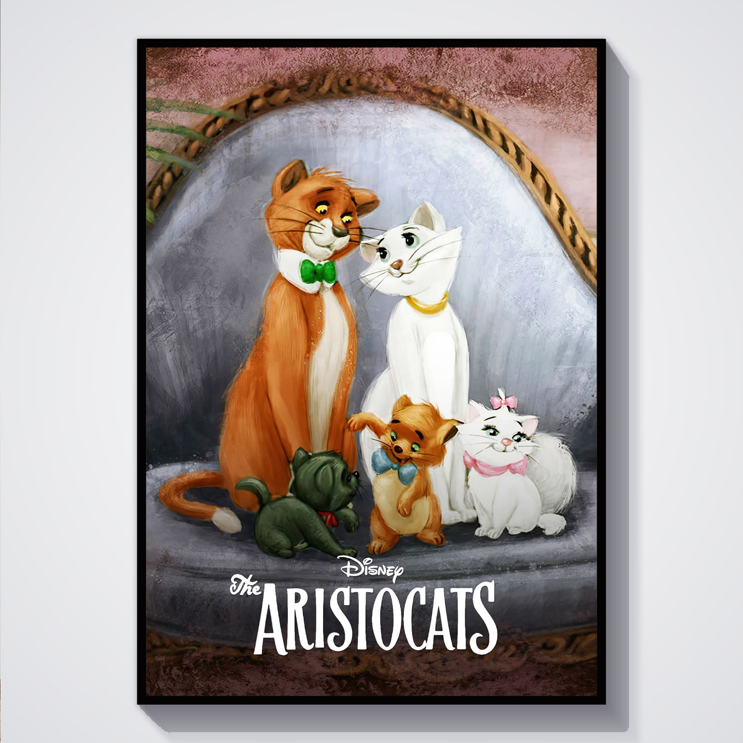 Flex Designs Poster The Aristocats Classic 5 x 7" Home Goods - Movie 1970 Movie Poster