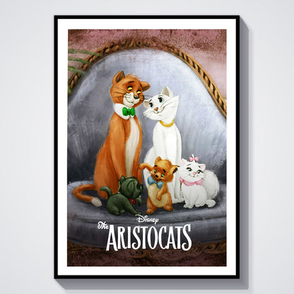 Flex Designs Poster The Aristocats Classic 8 x 10" Home Goods - Movie 1970 Movie Poster