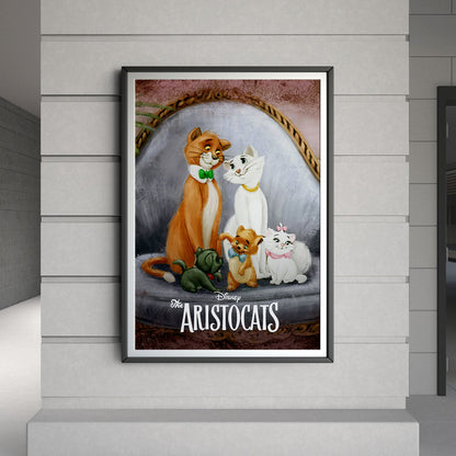 Flex Designs Poster The Aristocats Classic 8 x 10" Home Goods - Movie 1970 Movie Poster