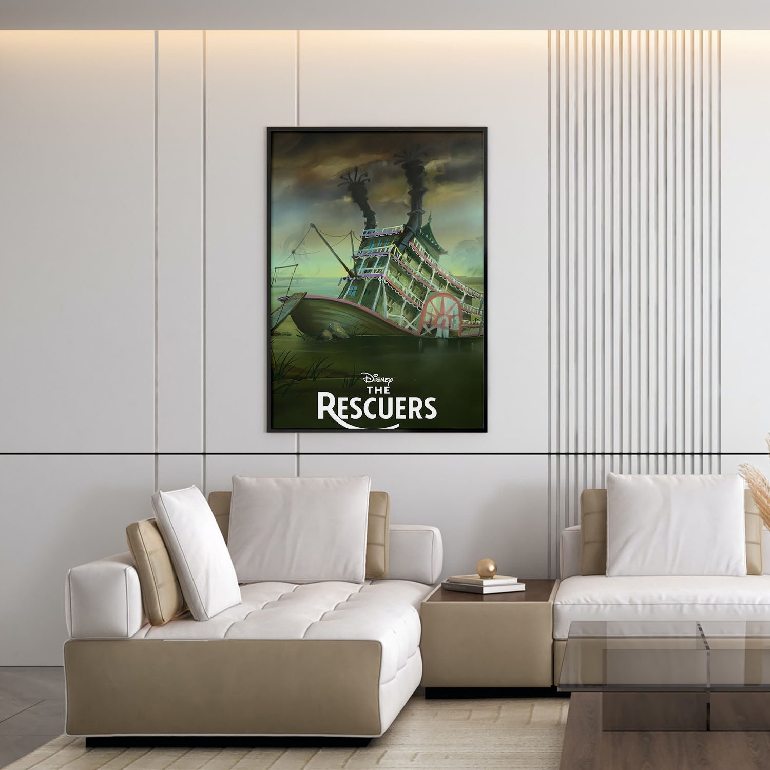 Flex Designs Poster The Rescuers Classic 5 x 7" Home Goods - Movie 1977 Movie Poster