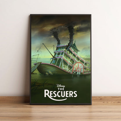 Flex Designs Poster The Rescuers Classic 5 x 7" Home Goods - Movie 1977 Movie Poster