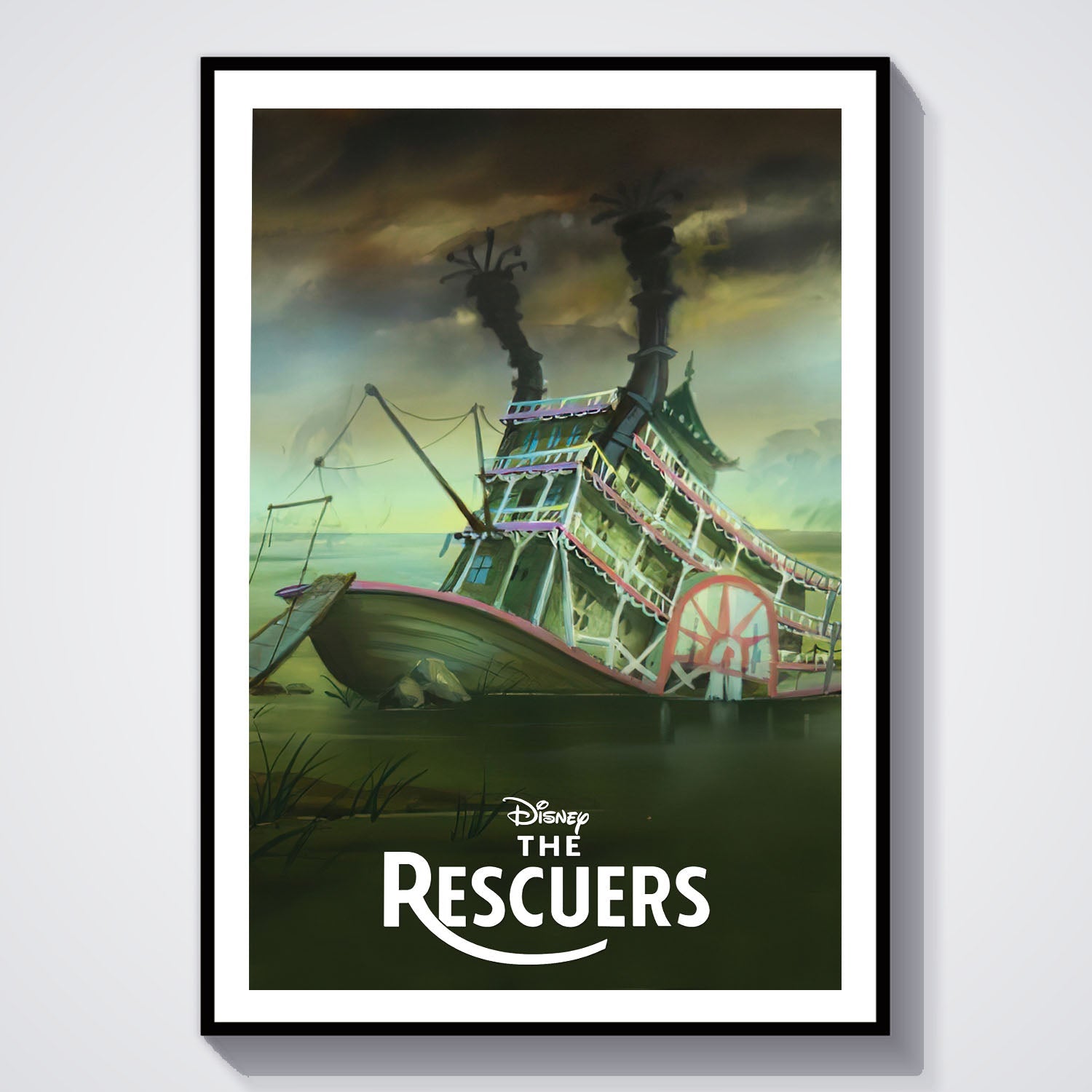 Flex Designs Poster The Rescuers Classic 8 x 10" Home Goods - Movie 1977 Movie Poster