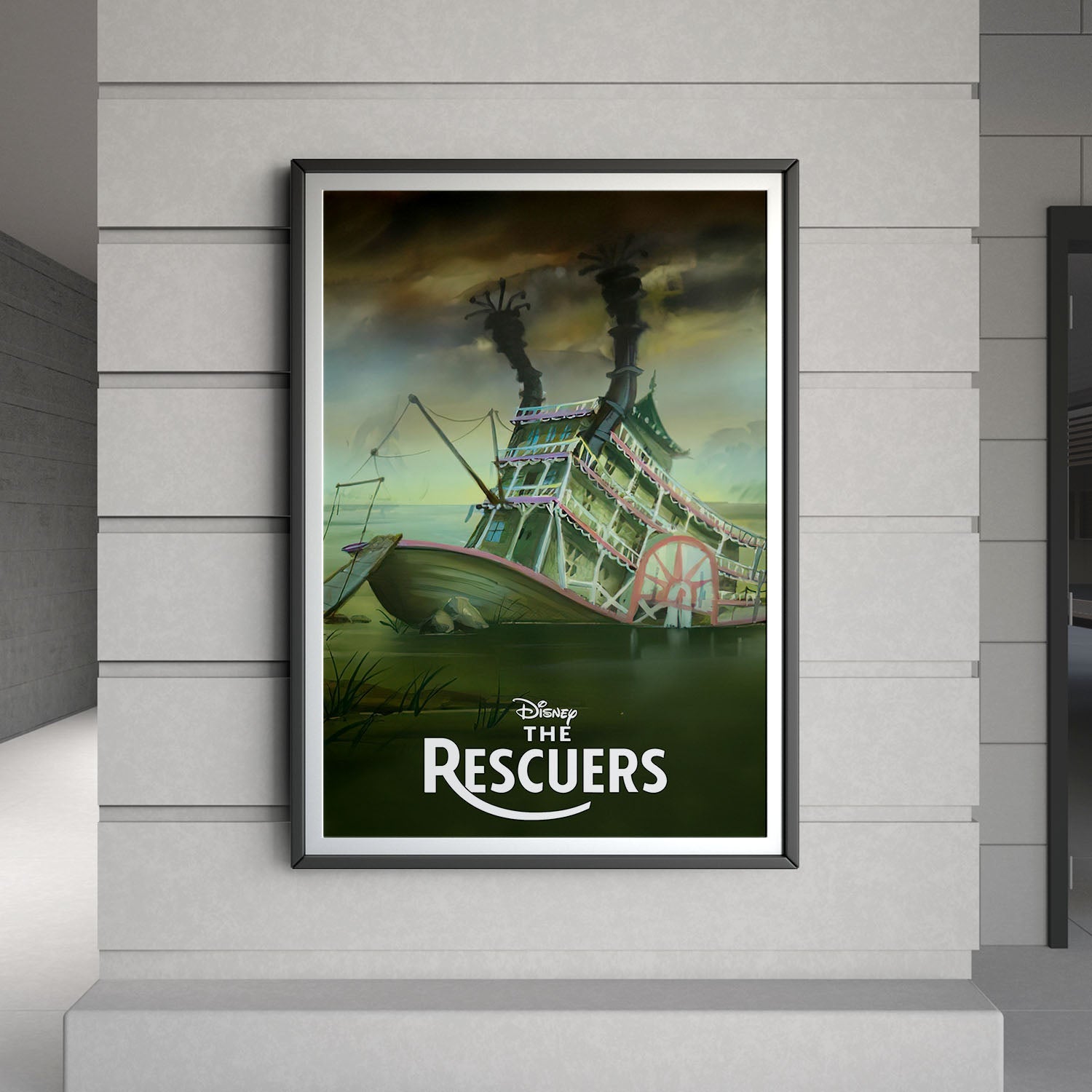 Flex Designs Poster The Rescuers Classic 8 x 10" Home Goods - Movie 1977 Movie Poster